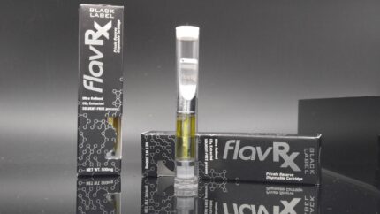 Black Label 500mg FlavRx Co2 Oil Cartridge