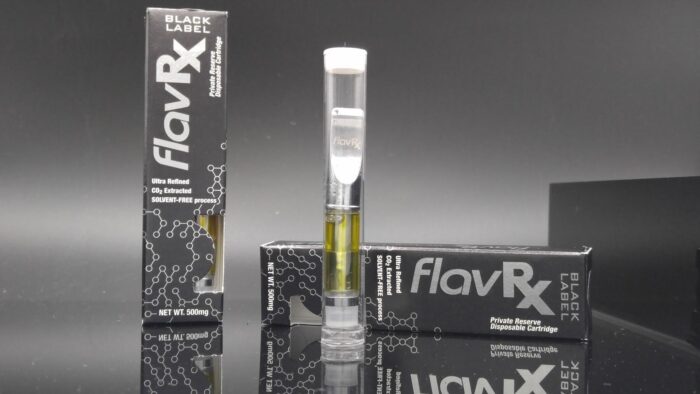 Black Label 500mg FlavRx Co2 Oil Cartridge