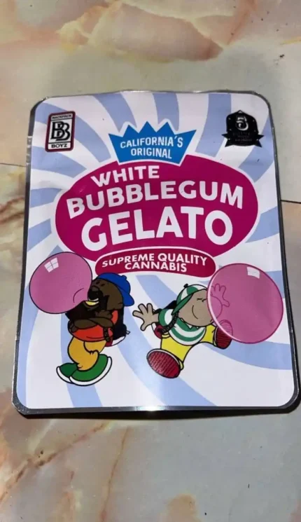 White Bubble Gum Gelato